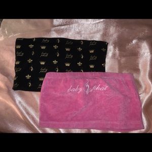 Pink babyphat tube top